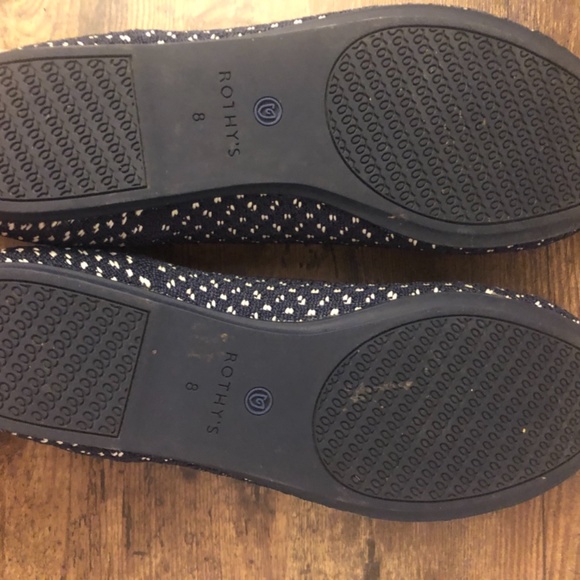 Rothy’s The Flat in Maritime Navy Honeycomb - Picture 5 of 7